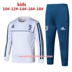 Enfant Juventus Ensemble Sweat d'entrainement 2017-18 Blanc